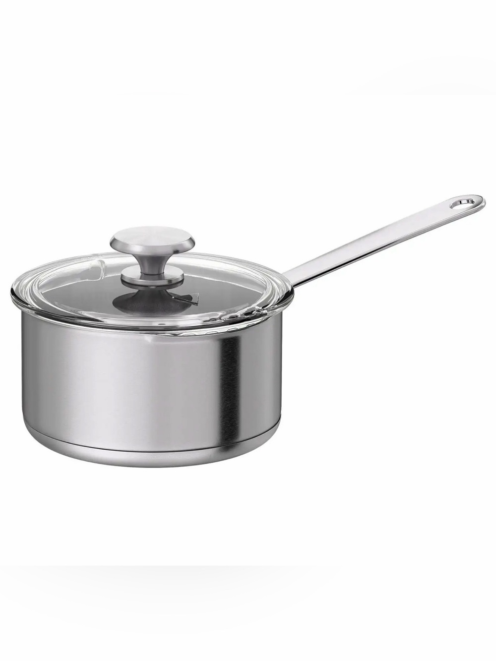 IKEA HEMKOMST Stainless Steel Saucepan With Glass Lid 2.1 Qt 2L 405.131.59